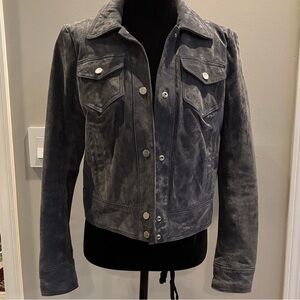 Marc New York Dark Gray Jean Jacket